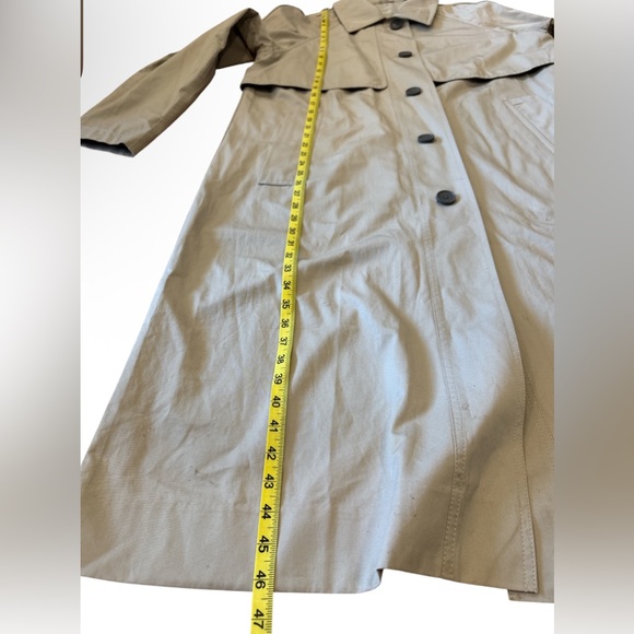 Everlane The Long Maxi Mac Trench Coat Stone M - Picture 11 of 13